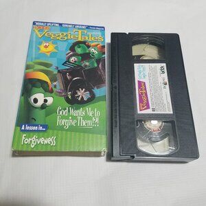 Veggie Tales God Wants Me to Forgive Them Big Idea's VHS Tape - Bundle & Save